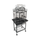 Topmast Parkieten- en Kleine Papegaaienkooi Bologna silver-gray bird cage for small to medium parrots with stand and wheels