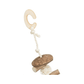 Trixie knabbelschommel kokosnoothoutrotan 20x30 cm - Papegaaishop