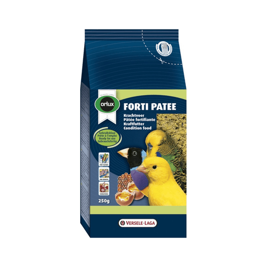 Orlux forti patee krachtvoer 250 gr bird food with natural honey for canaries and small tropical birds.