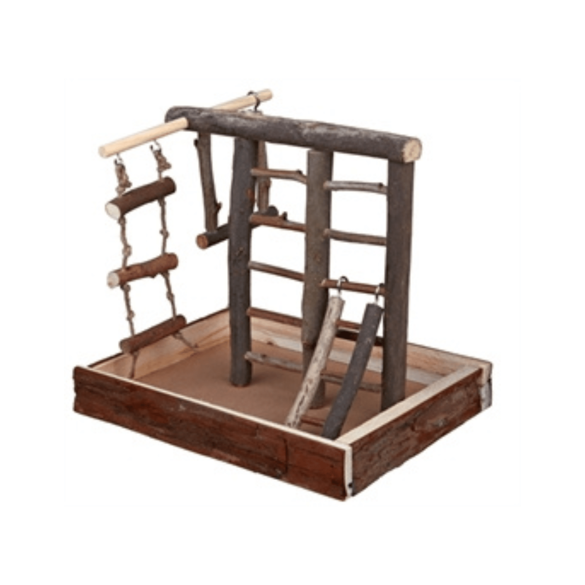 Trixie natural living speelplaats hout 28x22x25 cm - Papegaaishop
