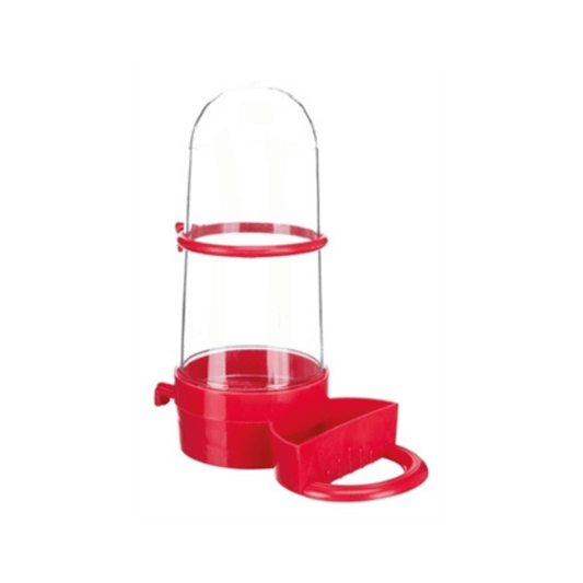 Trixie drinkfles en voerdispenser assorti 15 cm 265 ml 4 st - Papegaaishop