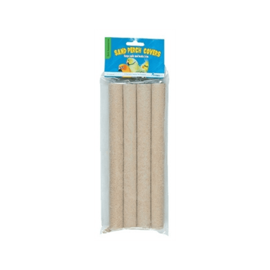 Happy pet sand perch covers 24x2,5x2,5 cm 4 st - Papegaaishop