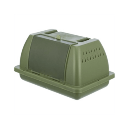 Trixie vervoersbox vogel/knaagdier olijfgroen 24x16x13 cm 3 st - Papegaaishop