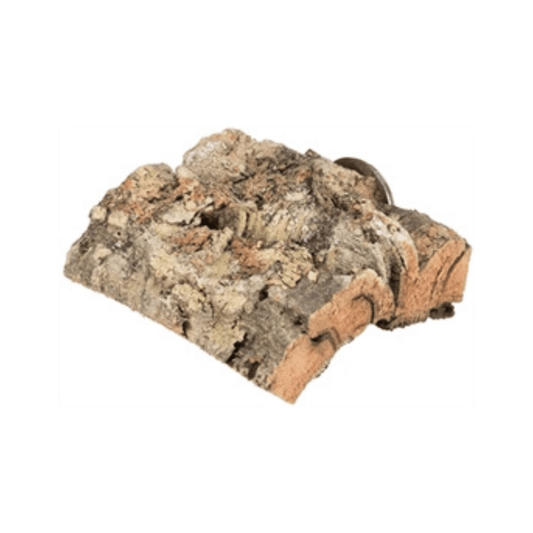 Trixie landingsplaatsmetschroefbevestiging kurk naturel 8x12 cm - Papegaaishop