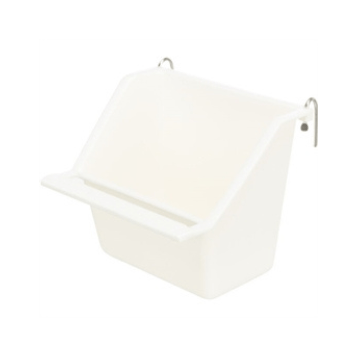 Trixie hangbakje met draadbeugels kunststof assorti 8x7 cm 130 ml 12 st - Papegaaishop