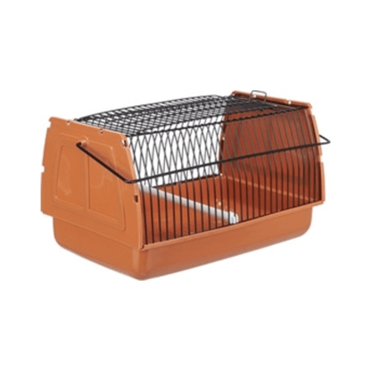 Trixie vervoersbox vogel/knaagdier terracotta 30x18x20 cm 3 st - Papegaaishop