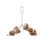 Trixie ringschommel hout dennenappels naturel 18x18 cm - Papegaaishop