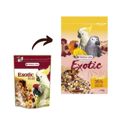 Versele-laga exotic fruit papegaai 750 gr
